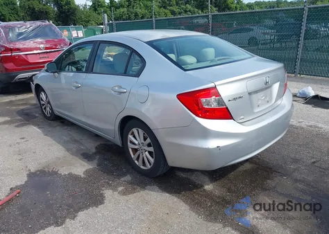 2012 Honda Civic Ex из США, поврежденный, VIN 2HGFB2F88CH310492